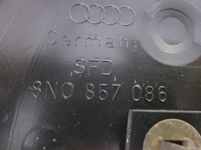 2000 Audi TT Mk1 / 8N - Dash Door Jam Trim End Piece Cover Cap, Right 8N08570863